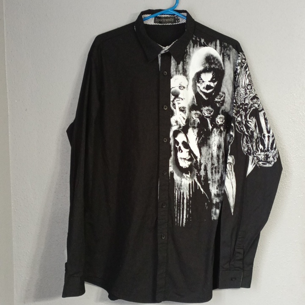 Sportrendy Button Down Shirt XL